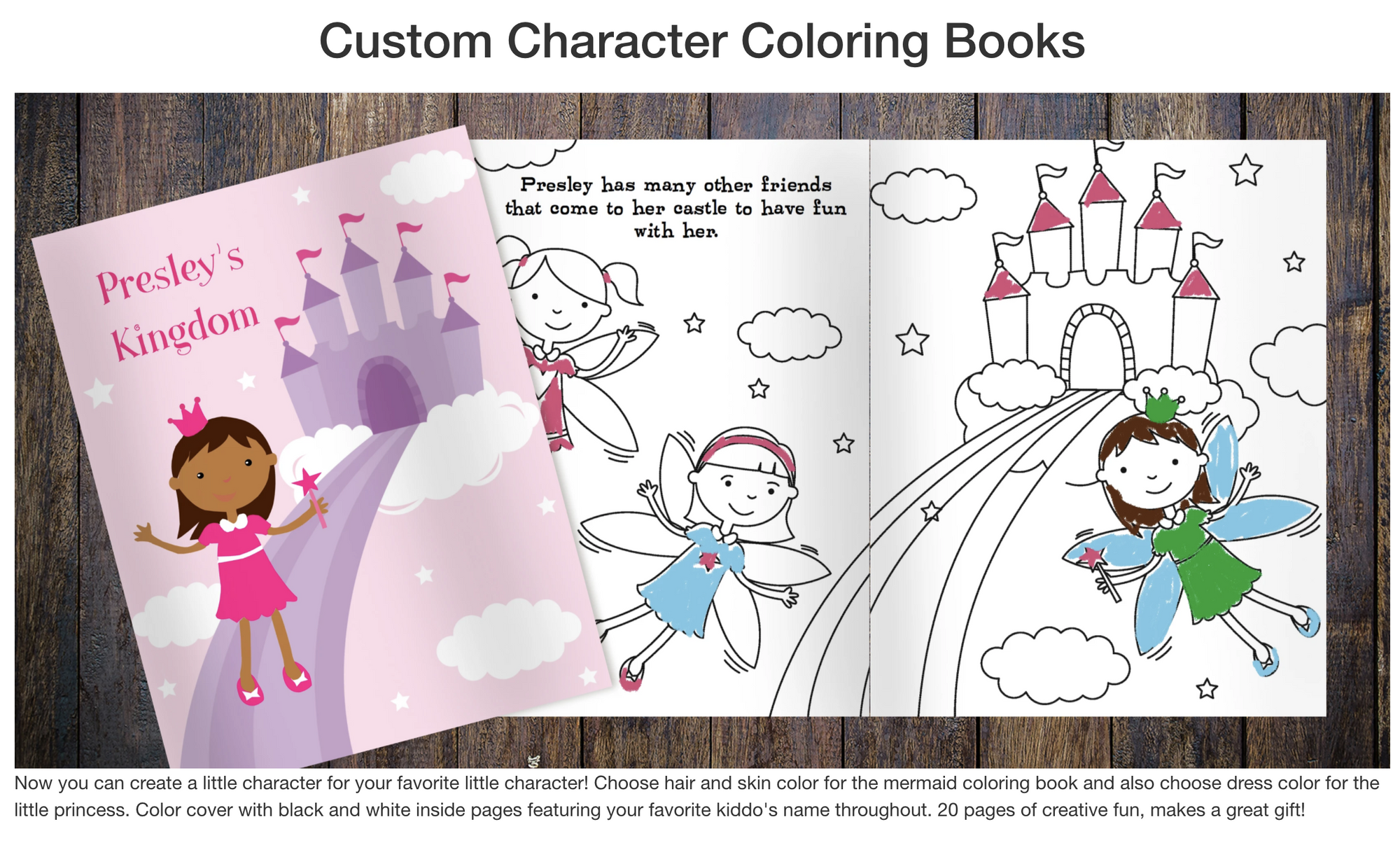 custom coloring books