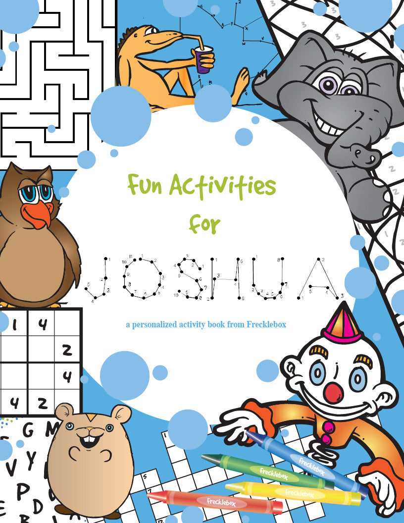 Activity Personalized Coloring Book