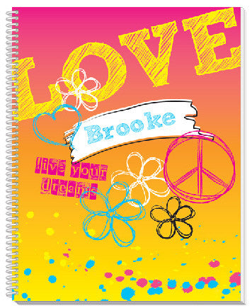 Rockin&#39; Rainbow Notebook - frecklebox