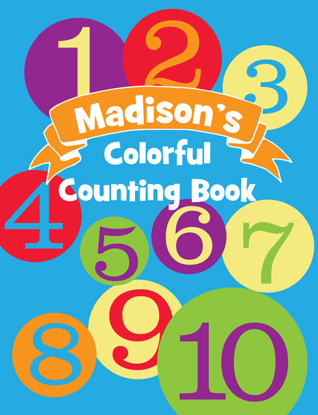 Colorful Counting Personalized Coloring Book