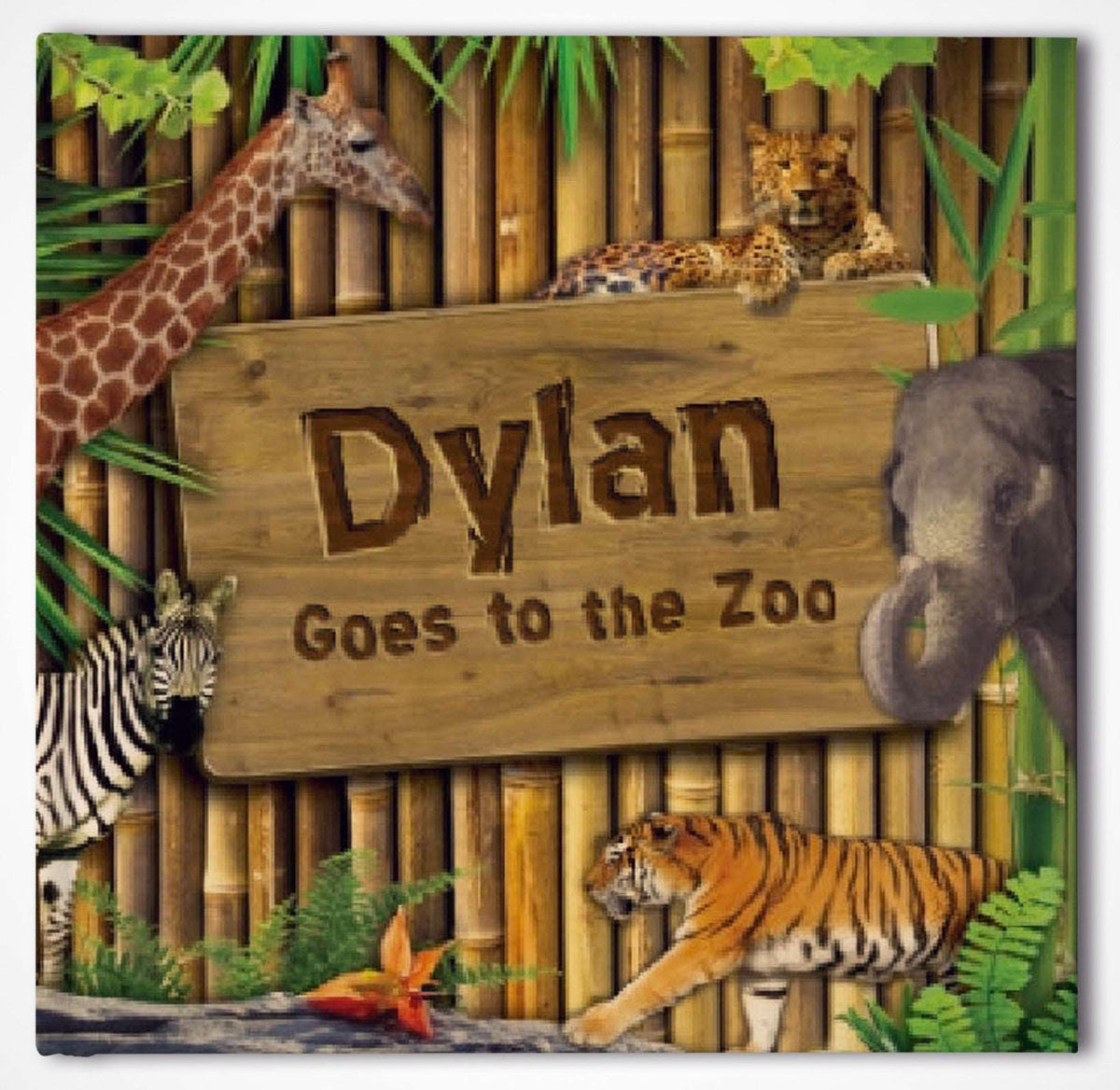 Goes To The Zoo Personalized Storybook - frecklebox