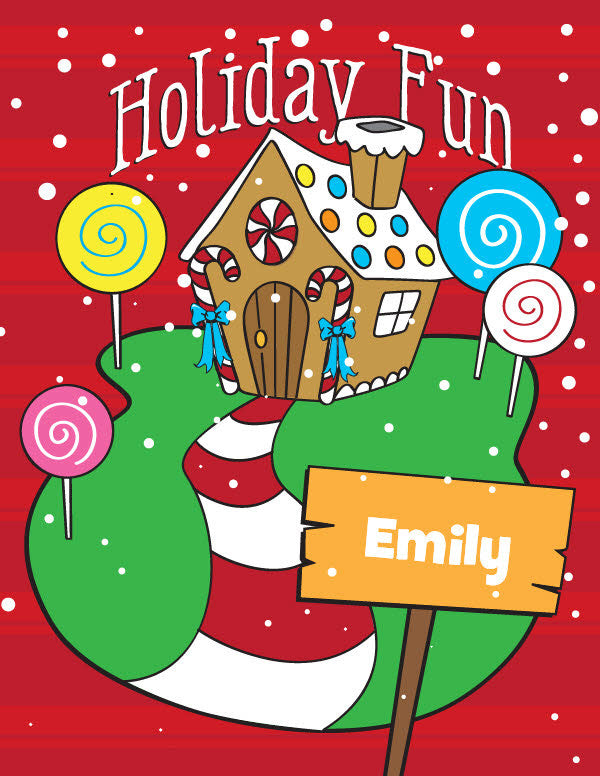 Holiday Fun Activity and Coloring Book - frecklebox